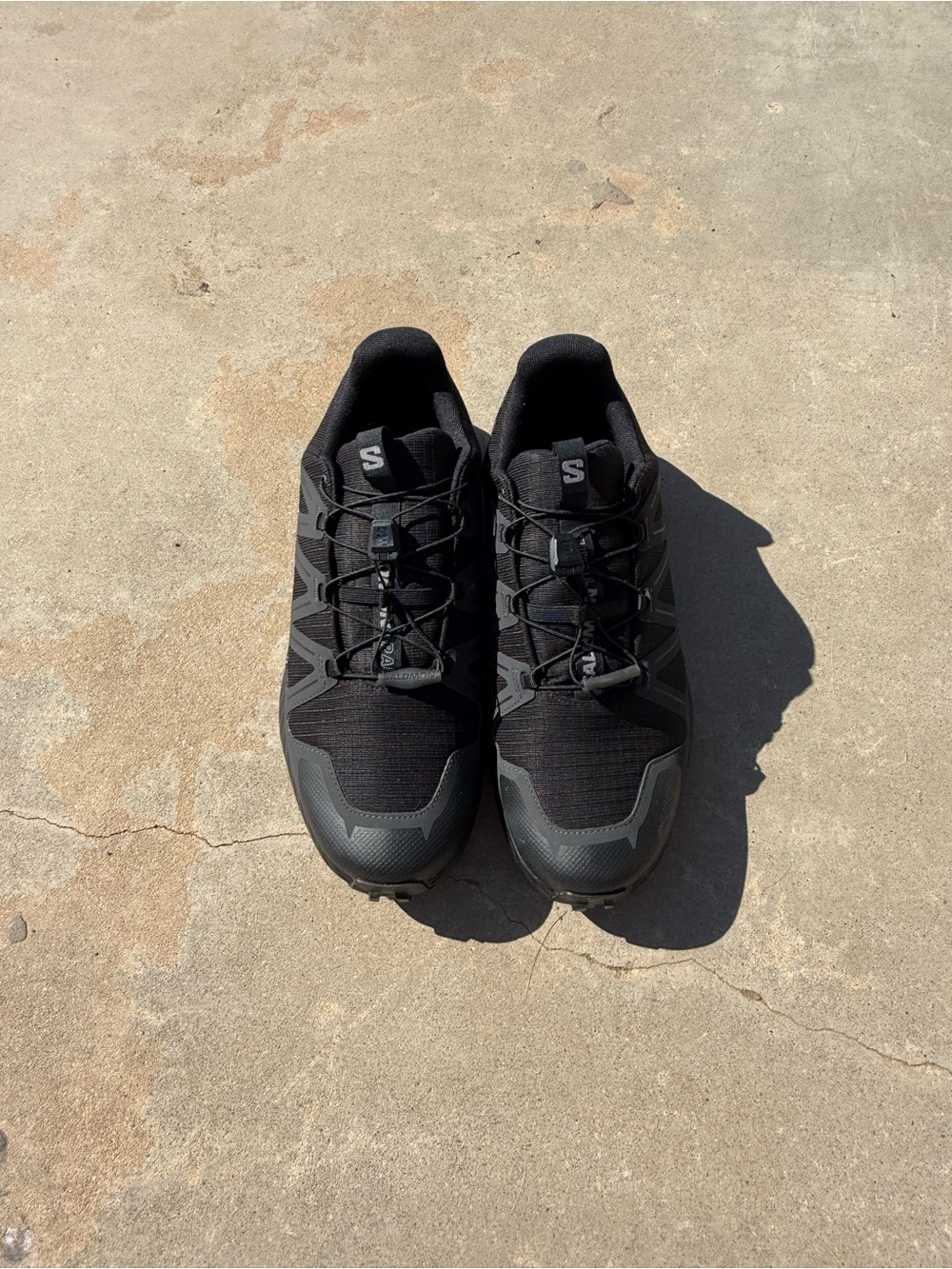 Salomon SPEEDCROSS 6 Black Trail Sneakers - Picture 4 of 5